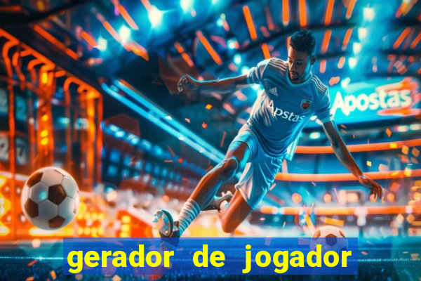 gerador de jogador de futebol